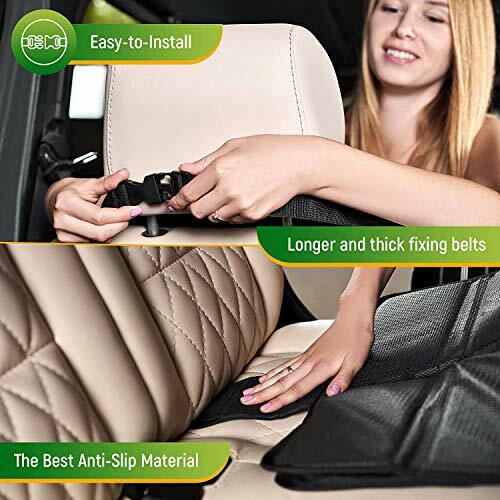 Car Seat Protector with Thickest Padding Backseat Car Organizer, Waterproof - Foto 5 di 9