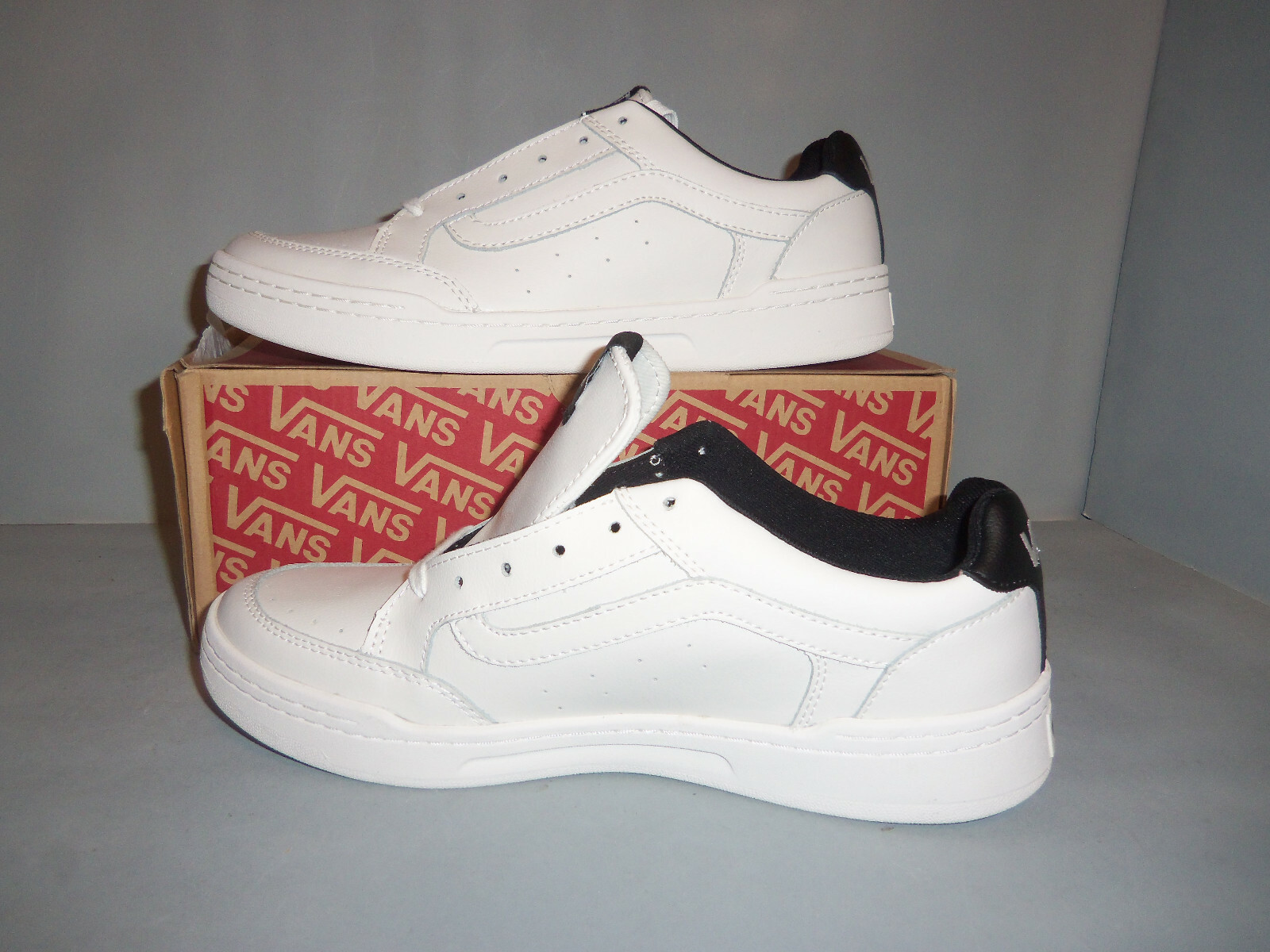 Mens Vans Highland Sporty White Leather 