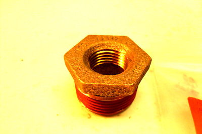 McMaster 2725K64 Brass Bushing Straight Reducing Adapters 1'' x 1/2''