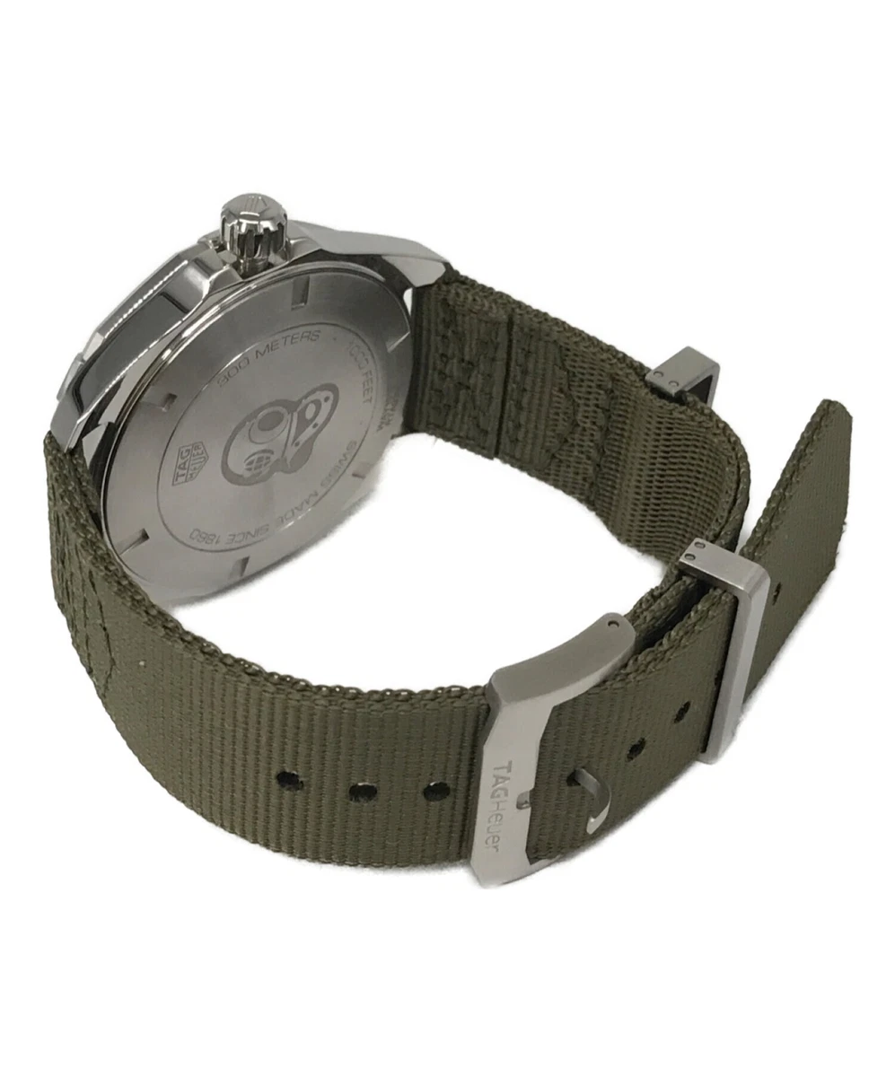 Tag Heuer Aquaracer WAY101E Quartz Men s Watch Khaki Analog