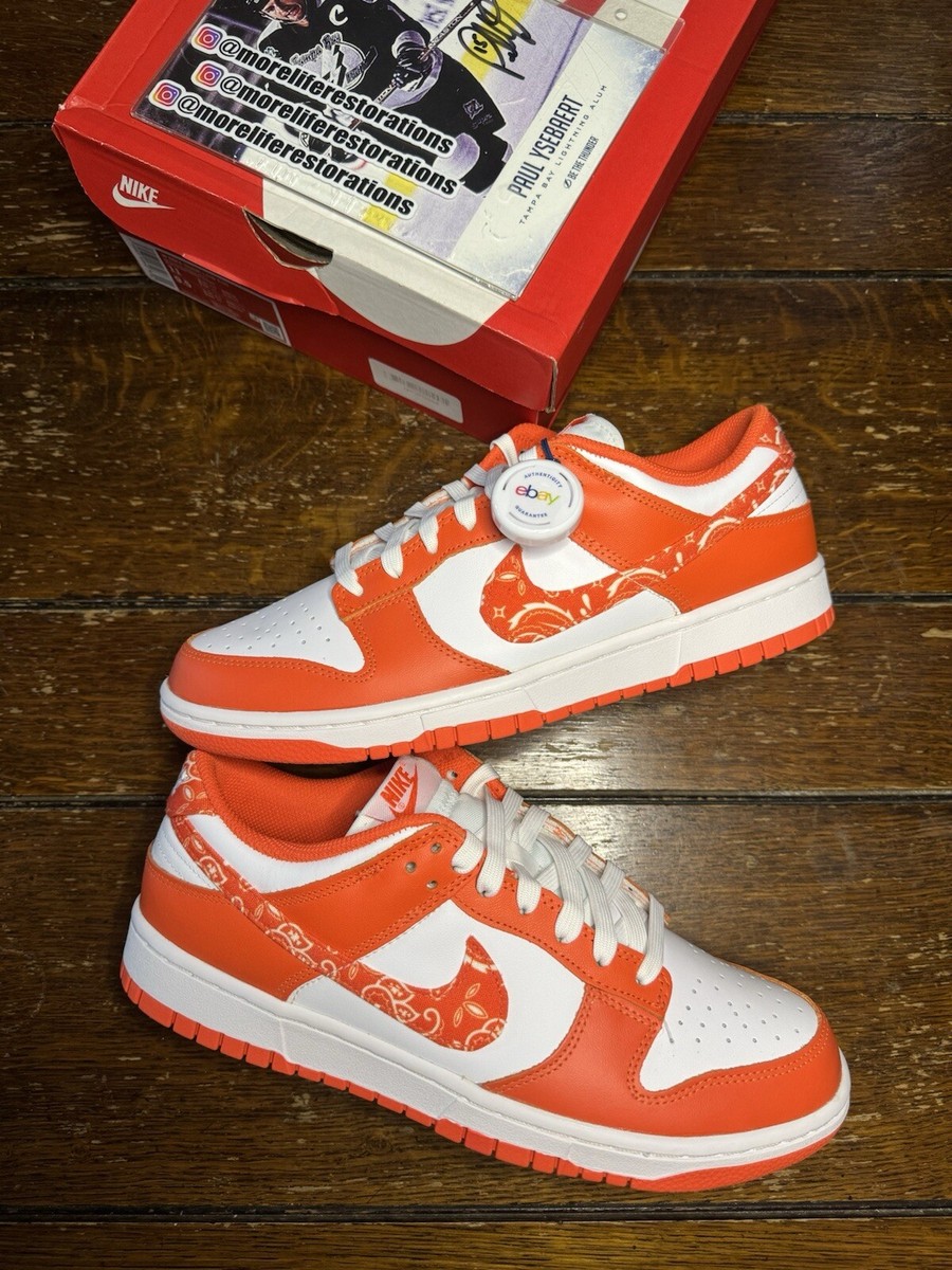 Nike Air Force 1 Orange Paisley ★バンダナ プリント★ 送料込 Nike Air Force 1 Orange Paisley ☆バンダナ プリント☆ 送料込