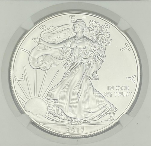 2013-W $1 US American Silver Eagle ~ NGC MS70 ~ First Releases ~ Mint Sealed Box - Picture 3 of 4