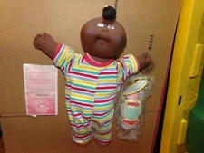  CABBAGE PATCH KID DOLL HASBRO girl  CORNSILK SIPPIN BABY LOOK AT PICS  00001