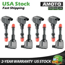 8PCS Ignition Coil For Front/Rear Honda Civic Hybrid 2003-2005 1.3L UF374 UF373
