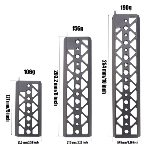 8" Dovetail Bridge Plate Bottom Tripod Baseplate For Tilta Standard Camera Cage - Picture 10 of 10