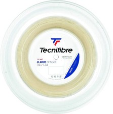 Image of Tecnifibre X-ONE BIPHASE Tennis String - 1.34mm/15L - 200m Reel - Natural