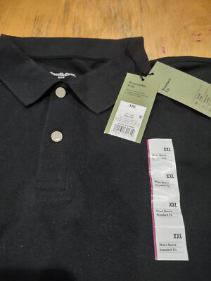 ☆YALE☆ COMFORT COOL POLO KNIT BLACK YEM1KT308ABK Knickerbocker Cotton Yuma Polo - Black - Franklin & Poe