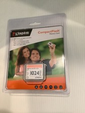 Kingston Technologies 1024 MB Compact Flash Card New In Package