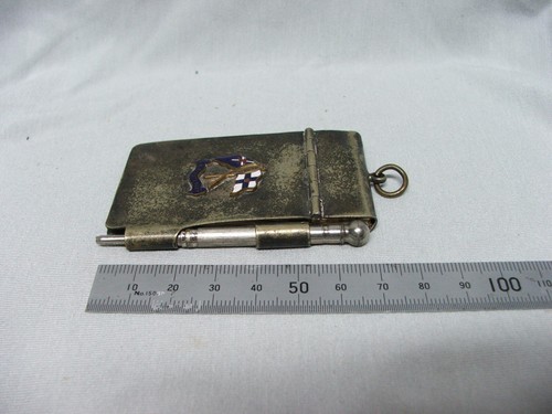 Military WW2 silver plated notebook & Pen R.M.S. Osterley, with RAAF member note - Picture 13 of 14