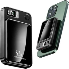 10000mAh Mini Magnetic Power Bank PD 20W Wireless Fast Charger External Battery