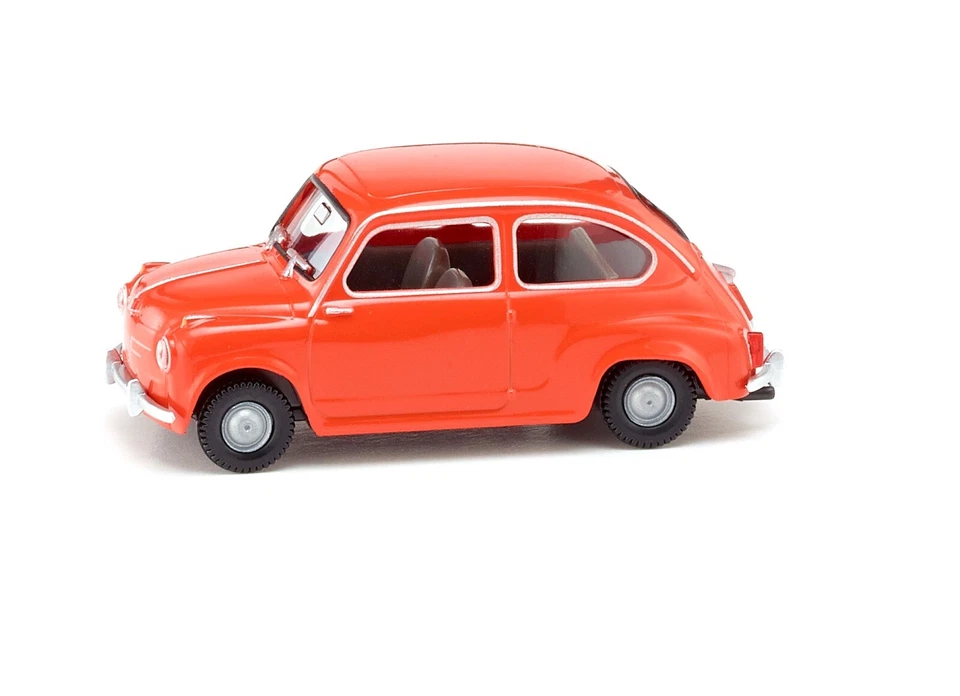 WIKING 0099 49 Seat 600 (fiat 600) ROSSA HO  1:87 - Immagine 2 di 4