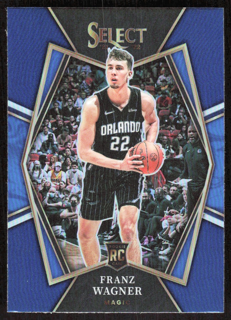 2021-22 6274E Panini Select Blue PRIZM Franz Wagner Rookie Orlando Magic #120