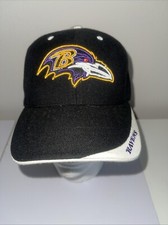 Vintage Baltimore Ravens NFL Twins Enterprise Adjustable Strapback  Hat 90s NWT