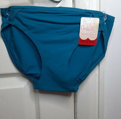 Spanx But Naked Next to Notting Bikini Brief Really Teal One Size fits All 1579 - Picture 2 of 10