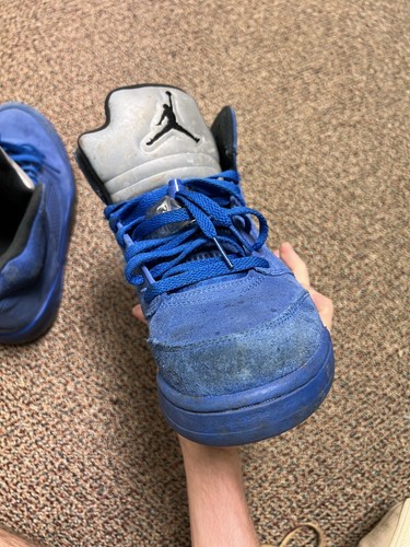 Nike Air Jordan Retro V 5 "Royal Blue Suede" Men's US 136027-401 Size 9.5 Men - Picture 17 of 22
