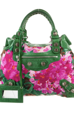 Balenziaga motocross Floral Giant 21 city bag. with a dust bag