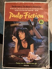 Pulp Fiction 1994 Recalled Lucky Strike Poster Original Adv 1 Sheet - Uk Seller