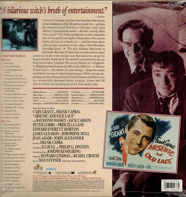 Arsenic and Old Lace (Laserdisc) for sale online