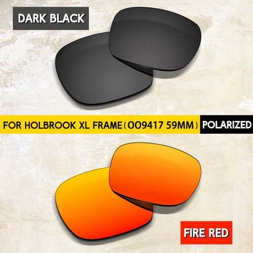 2 Pairs Anti-Scratch POLARIZED Lenses for Oakley Holbrook XL OO9417 59mm, 1.5mm - Picture 4 of 19