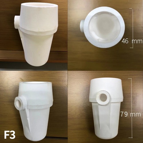 Dental Lab Vertical Cup Shape Quartz Crucible for Centrifugal Casting Machine - Picture 5 of 6
