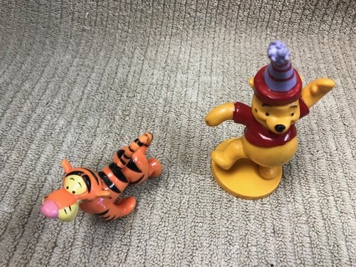 (5) WINNIE THE POOH OWL & TIGGER 2-3" DISNEY FIGURINES GOOD CONDITION Ships Free - Picture 4 of 9