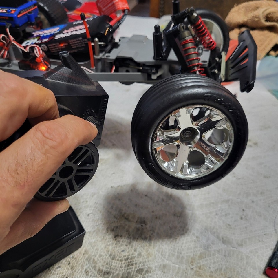 TRAXXAS RUSTLER VXL RC Car With Aftermarket Parts MIP RPM TRX eBay