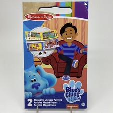 Melissa  Doug Blue's Clues  You 2X 15 Pc Take-Along Magnetic Jigsaw Puzzles