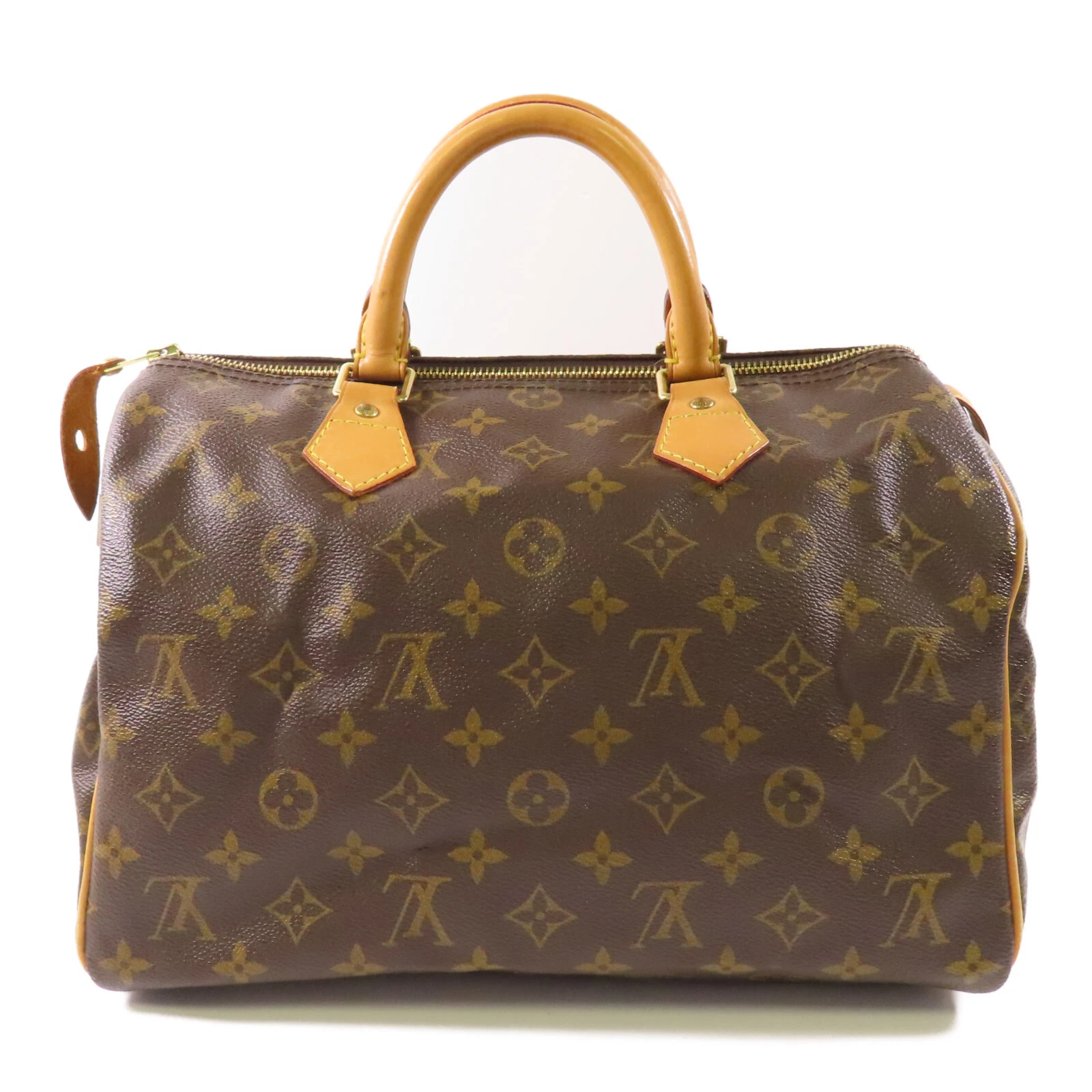 LOUIS VUITTON（LV） Borsa a mano Louis Vuitton LV GHW Speedy 30 borsa Boston M41526 monogramma marrone