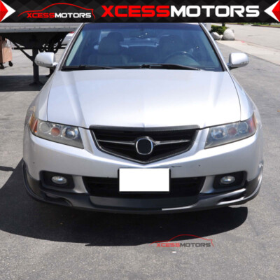 Fits 04-05 Acura TSX Mugen Style Front Bumper Lip Spoiler Splitter