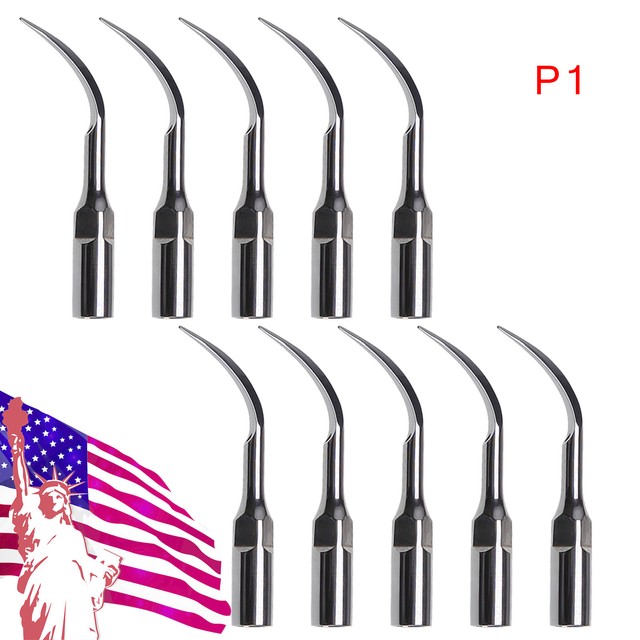 10*Dental Ultrasonic Piezo Scaler Perio Tips P1 FOR EMS/SKYSEA