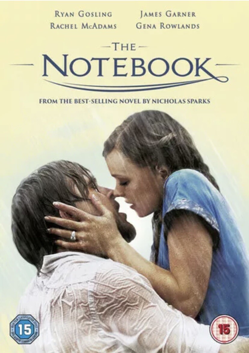 The Notebook DVD (2020) Ryan Gosling, Cassavetes (DIR) cert 15 Amazing Value