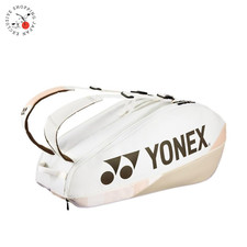 Yonex Tennis Bag Backpack BAG2402R For 6 Rackets Shoe Pocket Sand Beige 2024 New