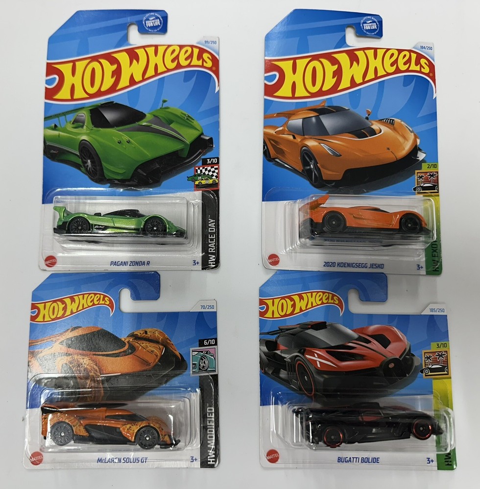Hot Wheels Supercars Lot (4)