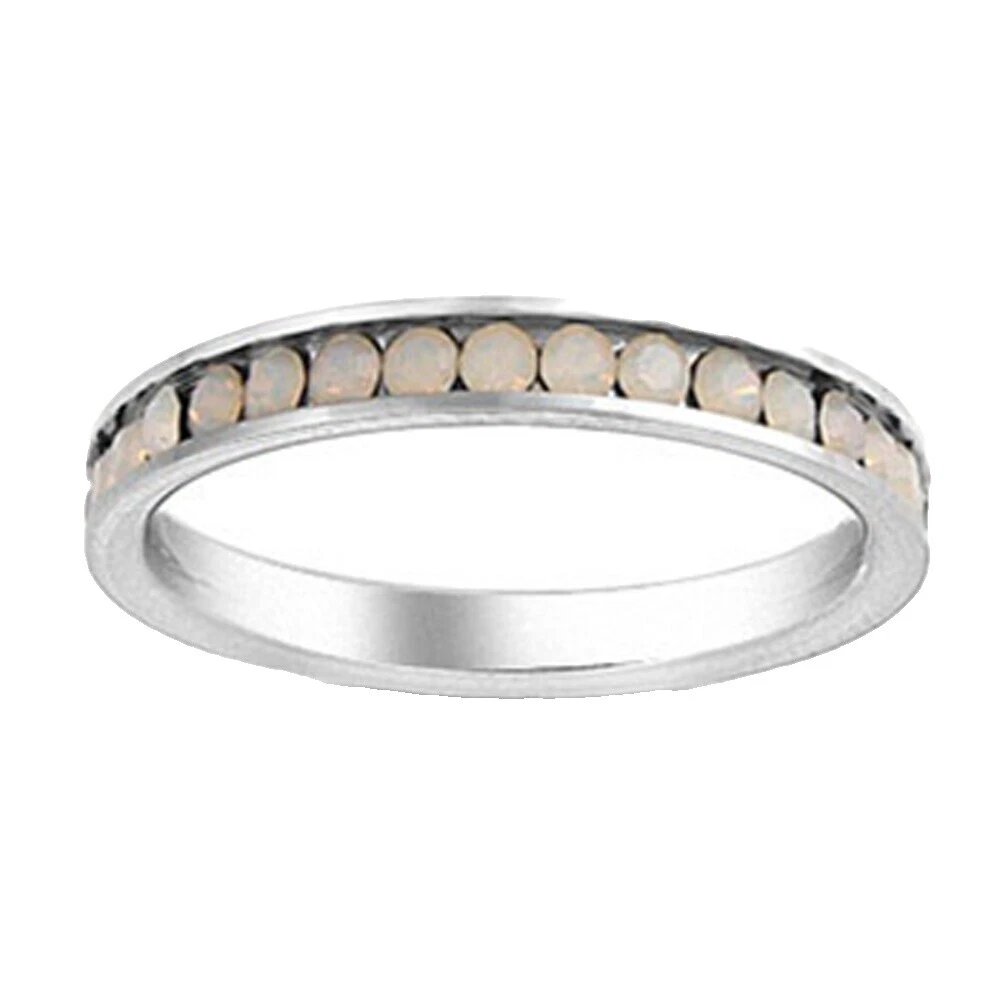 Anillos de moda Belleza Acero Inoxidable Opal