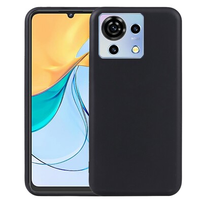 Cover Silikon Gel TPU Für ZTE Blade V50 Vita 8550 Display 6.75 Schwarz
