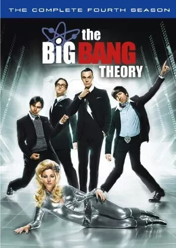 The Big Bang Theory: The Complete Fourth 4th / 4) Season 3 Disc DVD GD1 NO Case - Picture 1 of 2