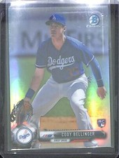 2017 Bowman Chrome Rookie Refractor #27 Cody Bellinger No 168 of 499