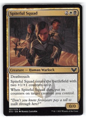 Spiteful Squad *Common* Magic MtG x1 Strixhaven