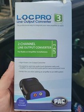 PAC LP32 Locpro L3 2CH Line Output Converter OPEN BOX