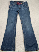 Citizens of Humanity Leigh 153 Jeans Womens 27 Blue Flare Leg Stretch USA Made