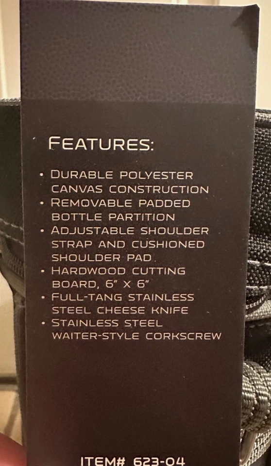 Bolsa tote BALTIMORE RAVENS Picnic Time Duet vinho queijo com tábua de queijo, copos de corvo - Imagem 3 de 4