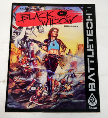 FSA BatlleTech - #1605 Tales of the Black Widow Company - Vintage 1985- NICE!