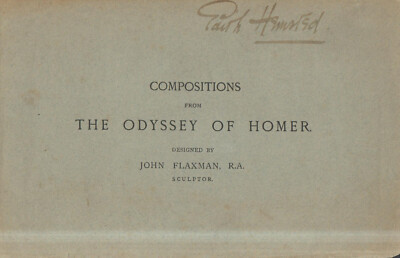 Kompositionen aus Homers Odyssee. Designed by John Flaxman, R.A. Bildhauer