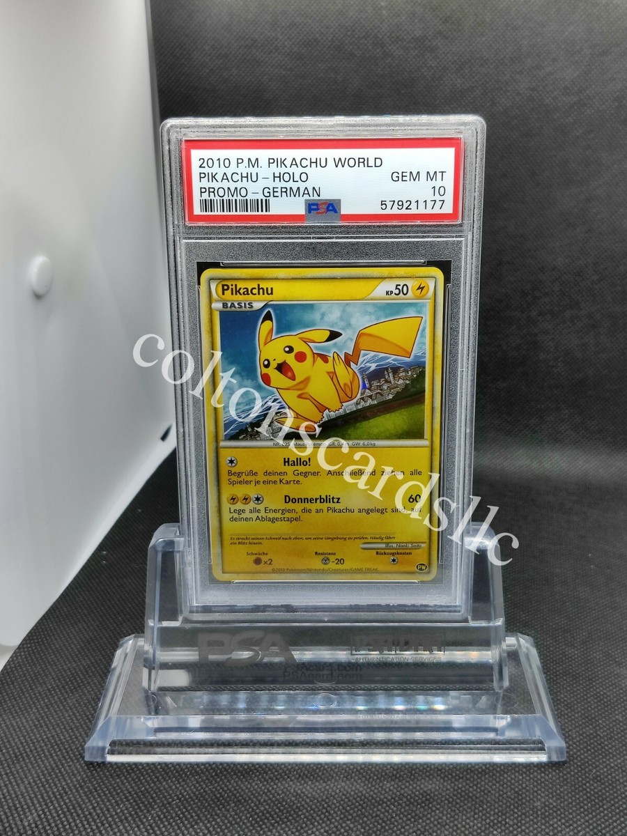【PSA10】ピカチュウ pikachu world ドイツ German PSA10】ピカチュウ pikachu world ドイツ German - メルカリ