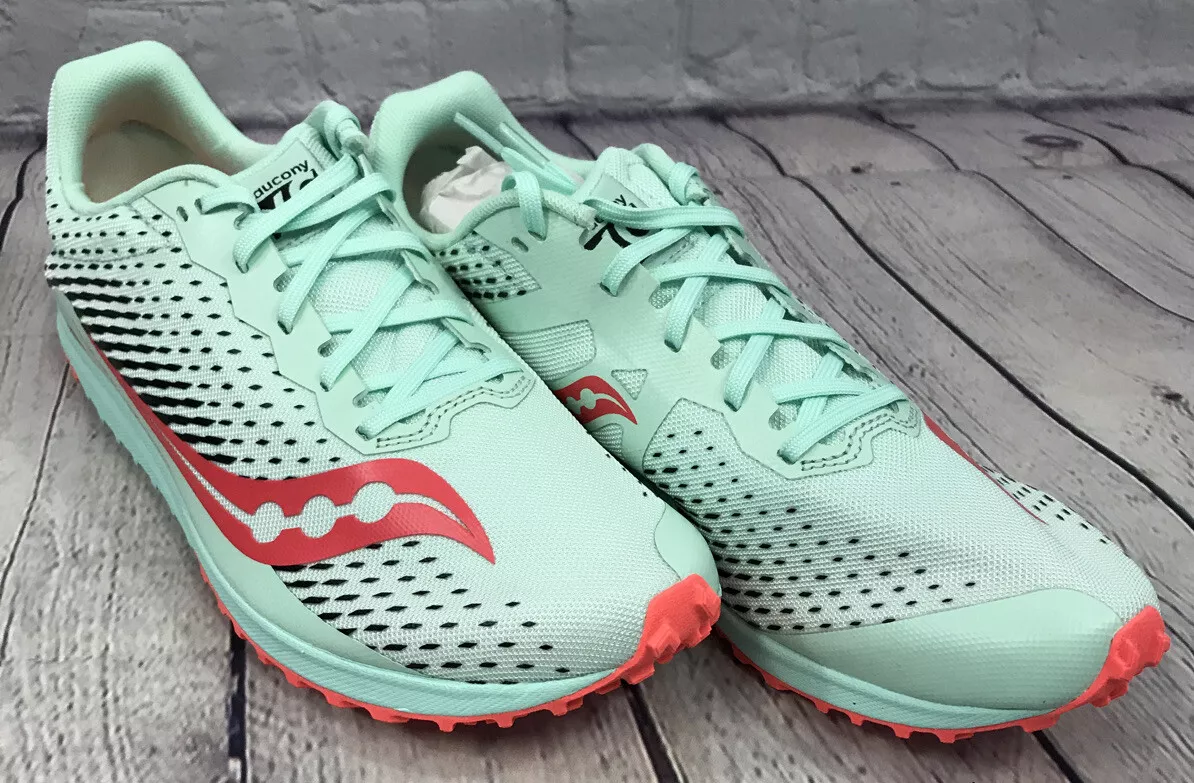 NEW Saucony Womens Kilkenny XC8 Cross Country Running Shoes Mint