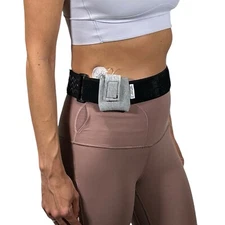 Pumpcases Heather Gray Insulin Pump Case with Adjustable Belt for Tandem Mobi