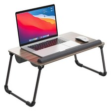 Escritorio de regazo extra grande ATUMTEK 27° se adapta a computadoras portátiles de 17 pulgadas, escritorio de computadora portátil 2 en 1 para