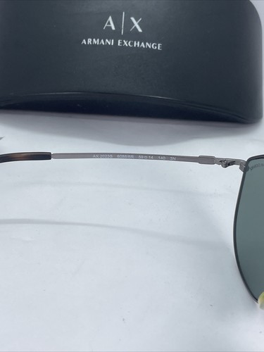 Authentic Armani Exchange AX 2023 Sunglasses 6088/6G 2023S Dark Gray Frame - Picture 5 of 13