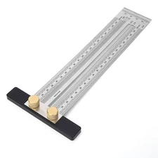 Ultra  Marking Ruler T Type Square Woodworking Scriber Measuring Tool