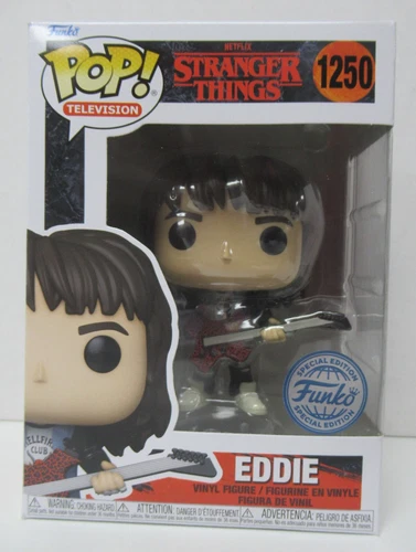 Funko Pop! Television Stranger Things Eddie #1250 Special Edition